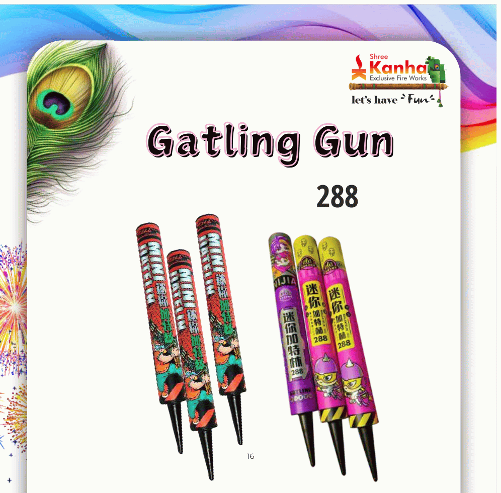 Gatling Gun Shot Firecracker Set 288 – Buy Firecrackers Online