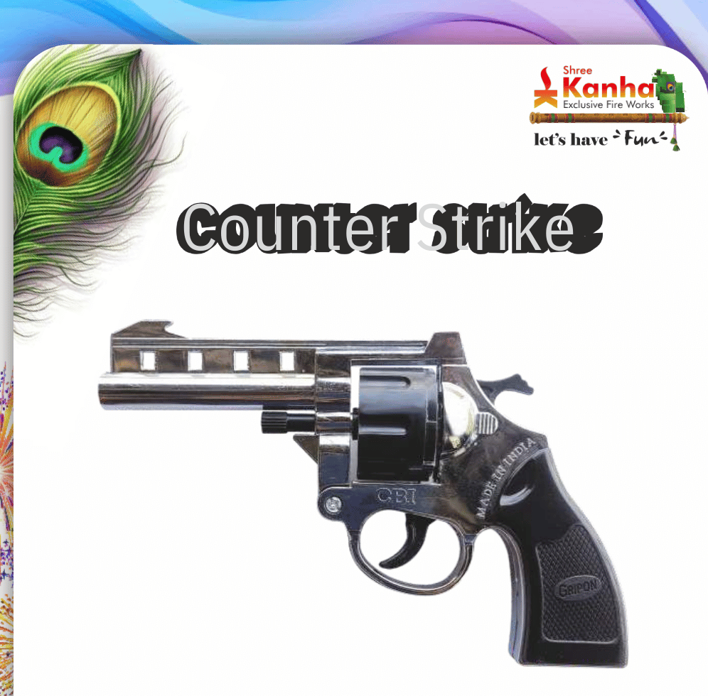 Counter Strike Metal Gun Firecracker Set – Buy Firecrackers Online